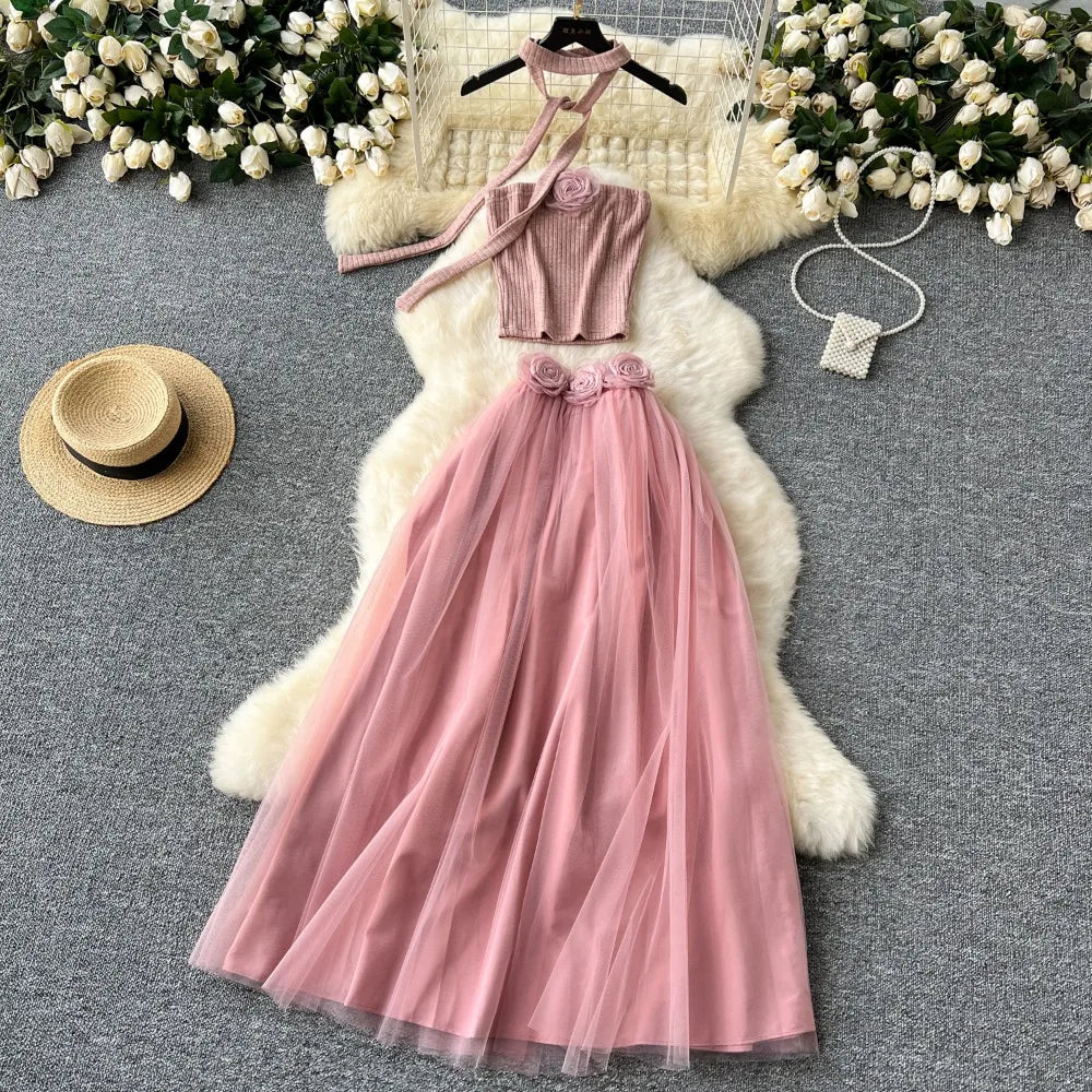 Rose pink chiffon dress deals