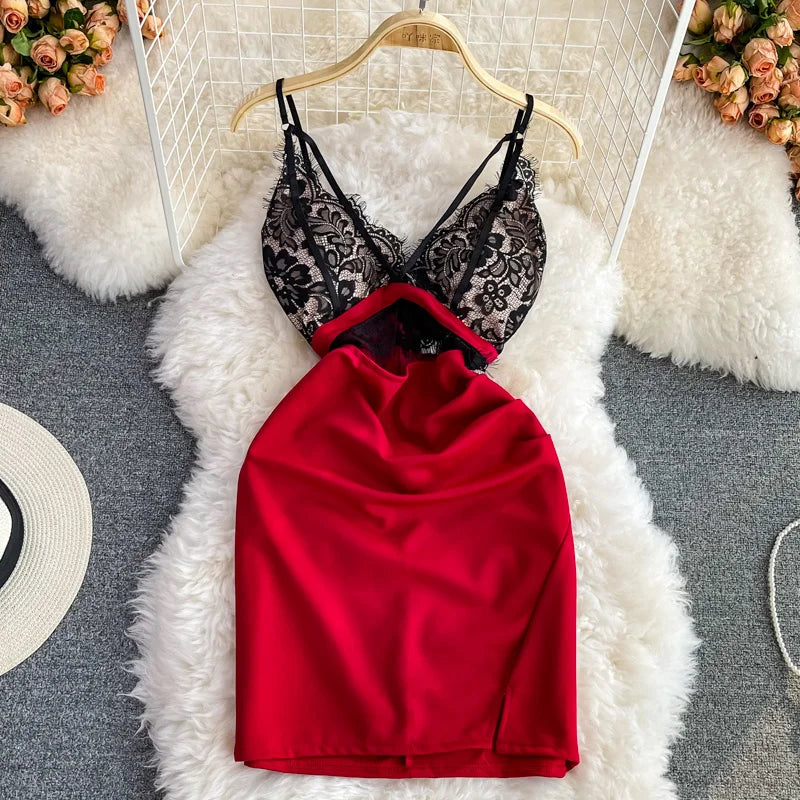 black dress with embroidered flowers PENELOPE - STRAPLESS DRESS WITH FLOWER EMBROIDERY main image 0