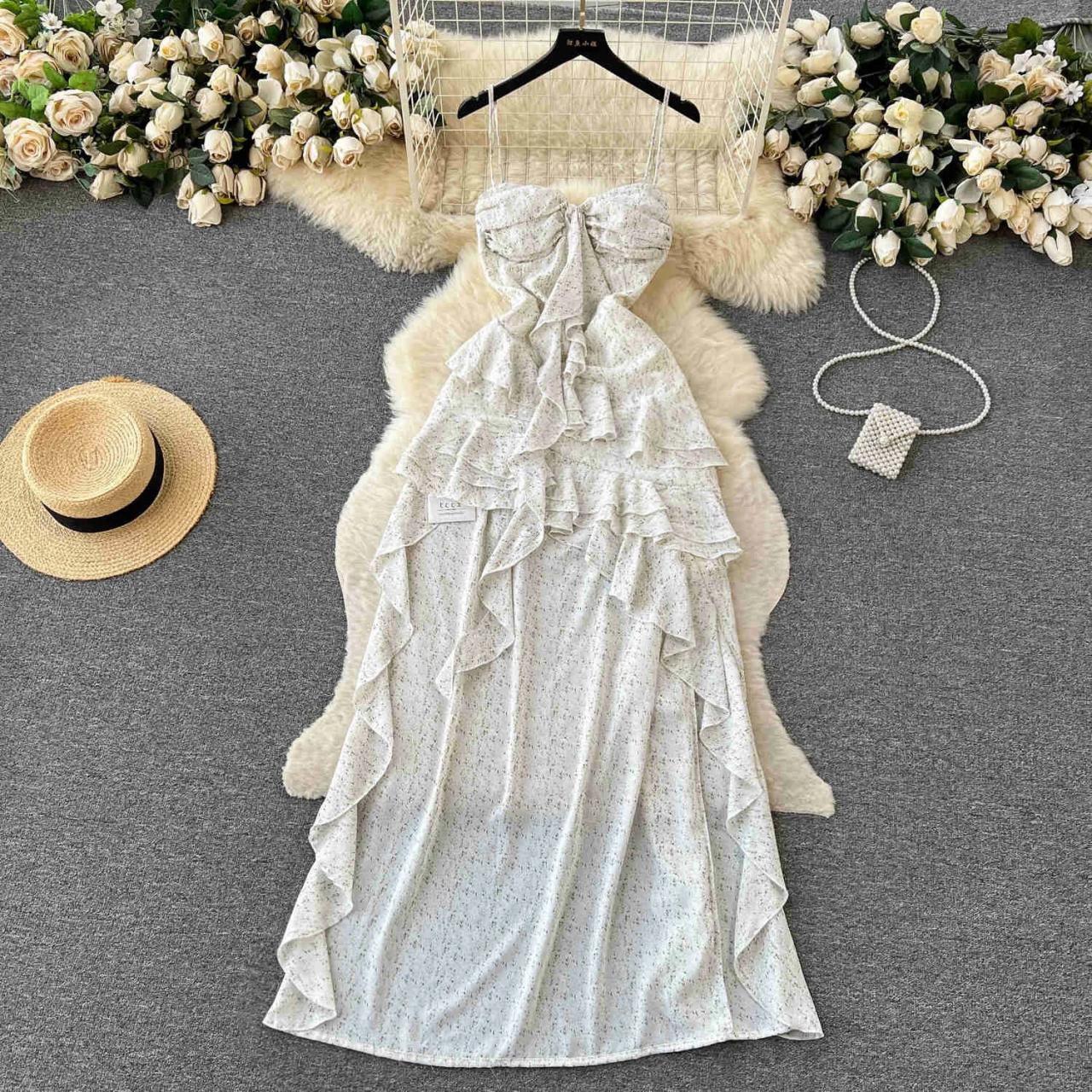strapless maxi flowy dress Cindy-Strapless Flowy Satin Maxi Dress With Detachable Belt – ILA Official main image 0