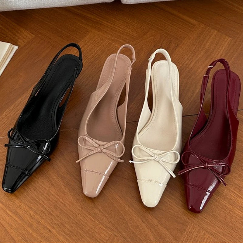 open lace back dress Amazon.com | Bridal Sandals Women's Low Heel Pumps Pointed Closed Toe Kitten  Heels Wedding Dress Shoes,Red,9 main image 0