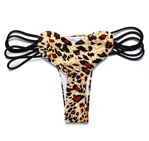 (8 color)Sexy fashion hot sale Heart-shaped bottom side polyline hollow Leopard point