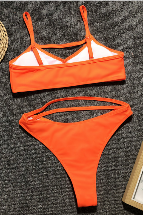 The new minimalist women's seperate swimsuit
