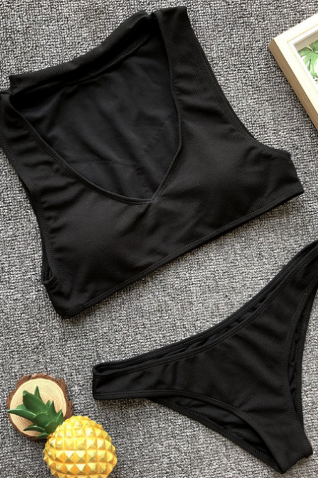 High-quality pit bar fabric for new women's seperated swimsuits