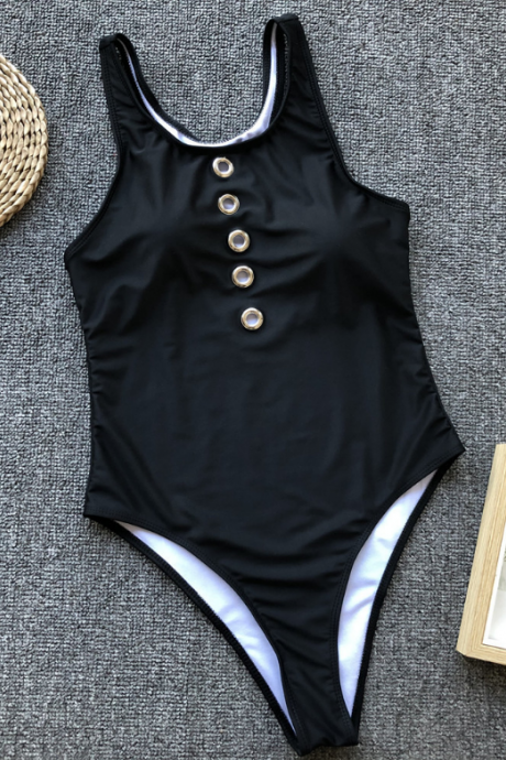 High quality metal interpolated swimsuit