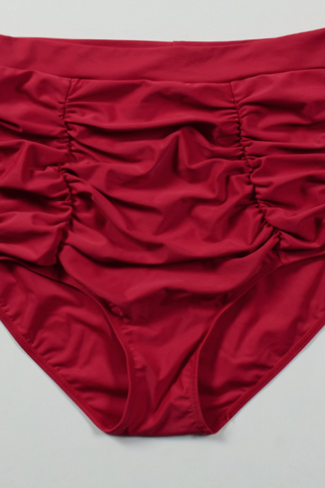Pop Sexy Gauze High Waist Triangular Bag Swimsuit