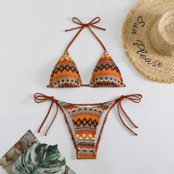 New knitted sexy bikini summer beach bikini swimsuit two pieces swimwear bathsuit