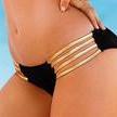 Golden Black Two Piece Bikini
