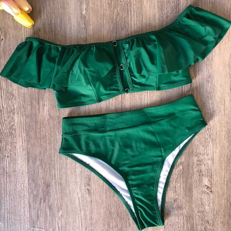 Blast Plain Bathing Suit Split Bathing Suit on Luulla