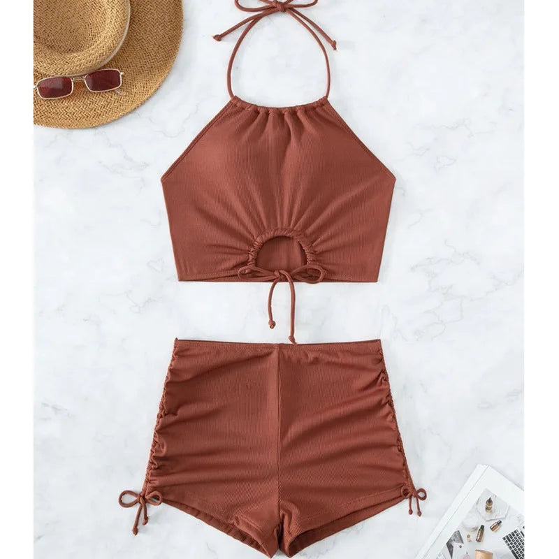 Lady Glams High Waist Bikini Set
