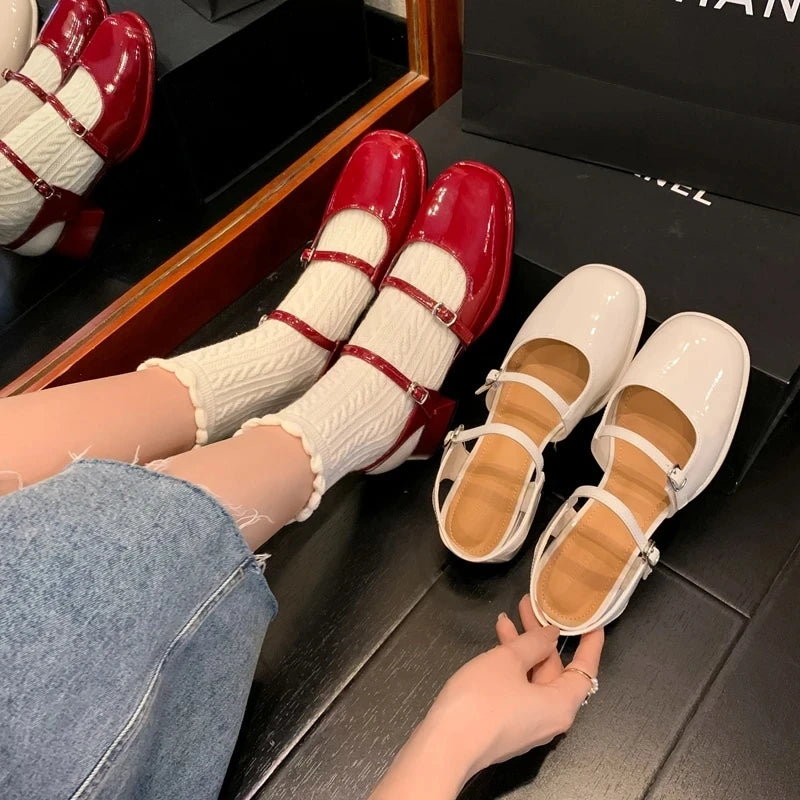 patent leather platform mary janes