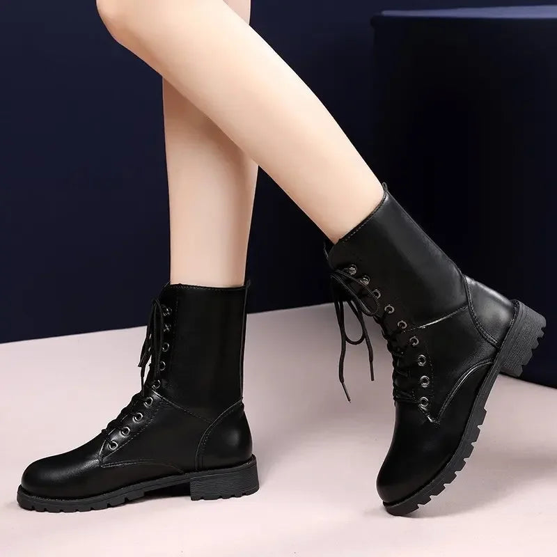 Ccocci - Women's Renee Lace Up Combat Boots main image 1